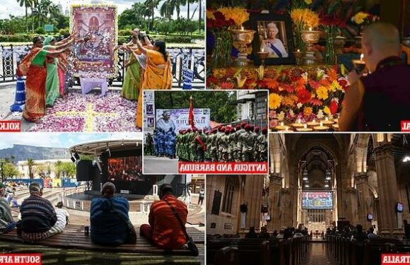 Mourners from around the globe tune in to Her Majesty's funeral
