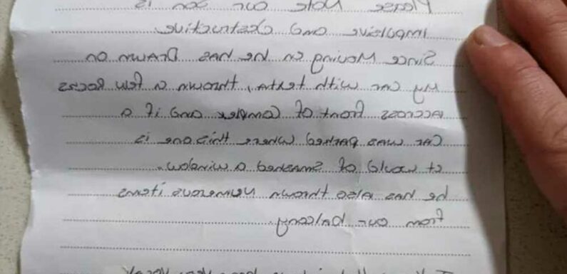 Mum has been praised for her brutally honest note warning neighbours about son’s behaviour | The Sun