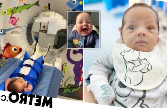 Mum whose son was born with rare cancer urges parents to check babies for lumps