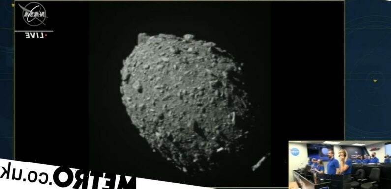 Nasa spacecraft smashes into asteroid in first ever 'planetary defence test'