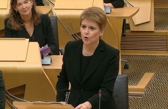 Nicola Sturgeon says her husband SAVED one of the Queen's corgis