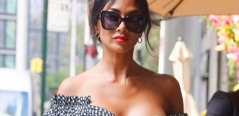 Nicole Scherzinger In Dramatic Wardrobe Malfunction As Her Boob Pops Out Showing Nipple Cover 1290