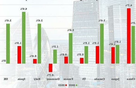 OECD downgrades growth forecasts with UK set to flatline next year