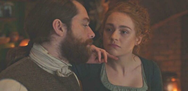 Outlander’s Sophie Skelton apologises to co-star in awkward outtake