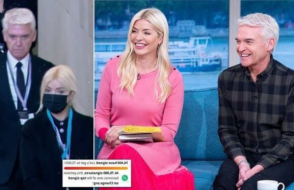 Petition to axe Holly Willoughby and Phil Schofield nears 75,000