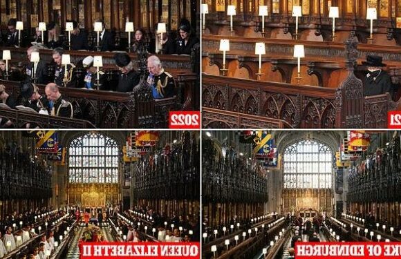 Pictures of King Charles brings back memories of Queen sat alone