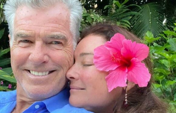 Pierce Brosnan shares loved-up pic with wife after weight row