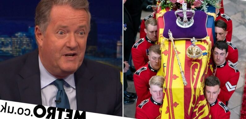 Piers Morgan calls on Queen's pallbearers to be honoured with MBEs