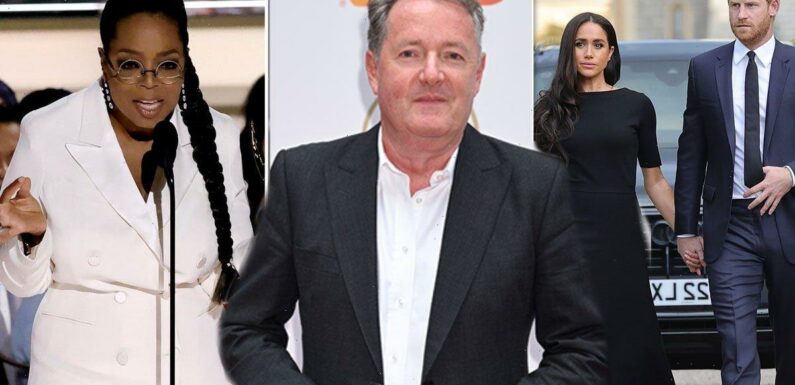 Piers Morgan says Oprah Winfrey ‘enabled’ royal feud in major swipe