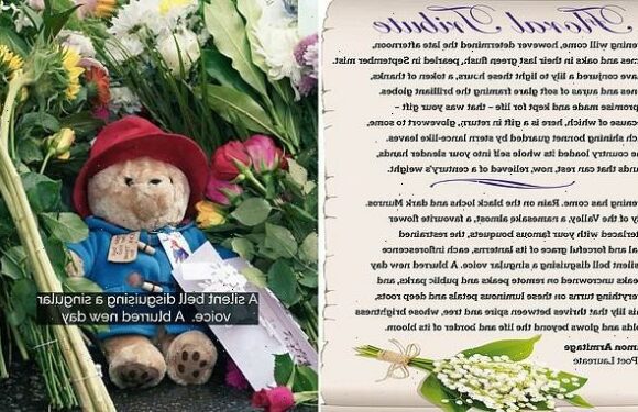 Poet Laureate Simon Armitage reads his tribute to the late Queen