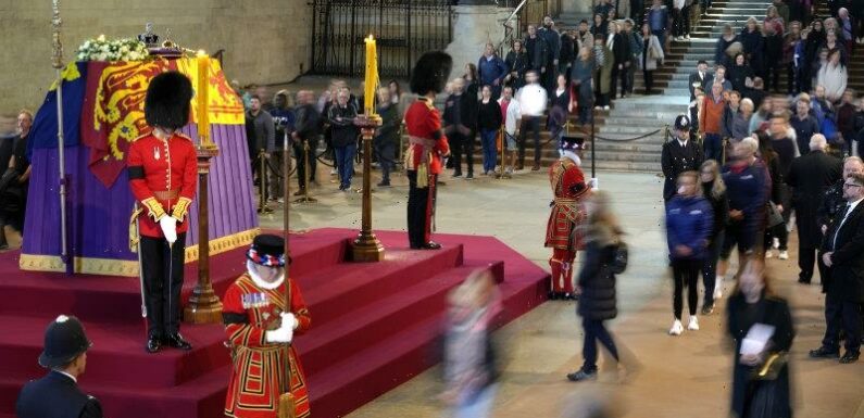 Police arrest man who allegedly ‘ran up’ to Queen’s coffin