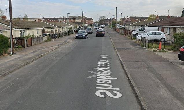 Police launch manhunt after cyclist stabbed following car crash