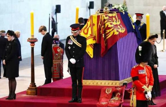 Prince Harry Seen Wearing Military Uniform at Queens Vigil Following King Charles Permission