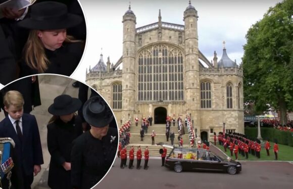 Princess Charlotte Breaks Down In Tears Mourning Great-Grandmother Queen Elizabeth
