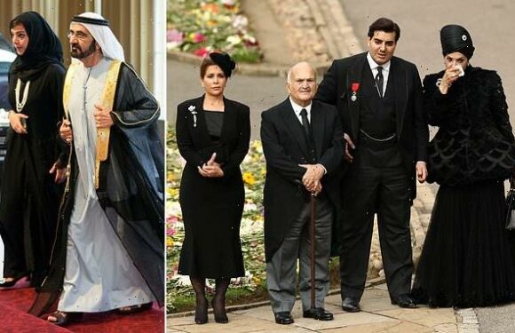 Princess Haya makes rare appearance at Queen's committal service