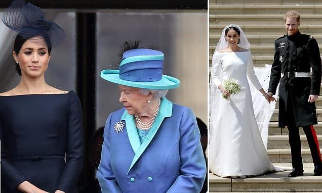 Queen 'surprised' Meghan wanted to wear white at wedding book claims