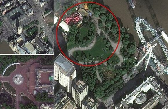 Queue to see the queen is so big it can be seen from SPACE