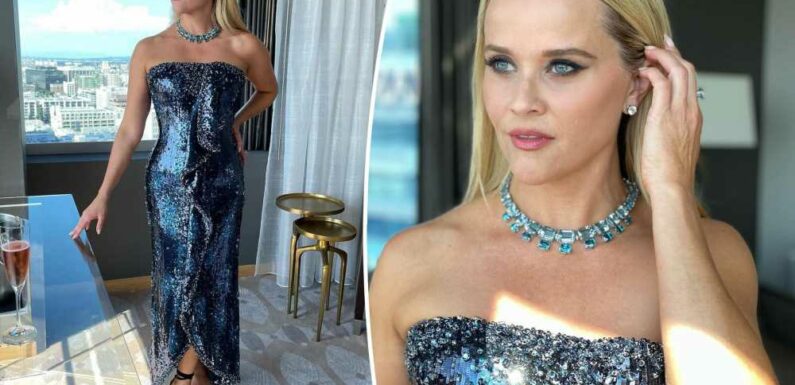 Reese Witherspoon wore over 210 carats of Tiffany bling to 2022 Emmys