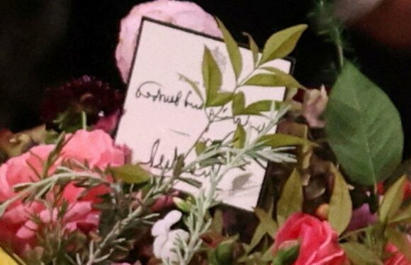 Royal fans spot ‘lucky spider’ run across King Charles’ handwritten Queen’s coffin note