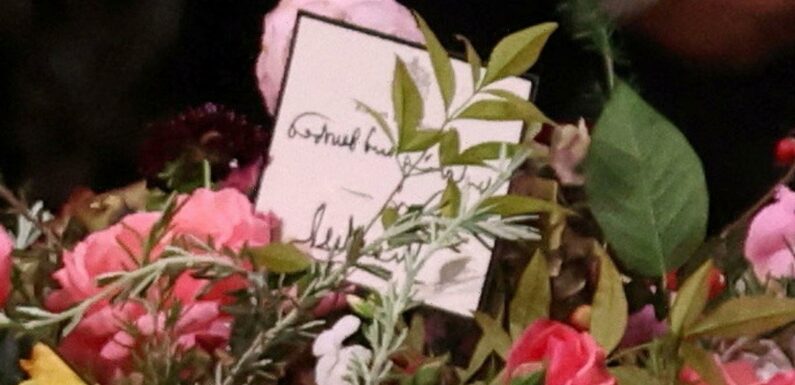 Royal fans spot ‘lucky spider’ run across King Charles’ handwritten Queen’s coffin note