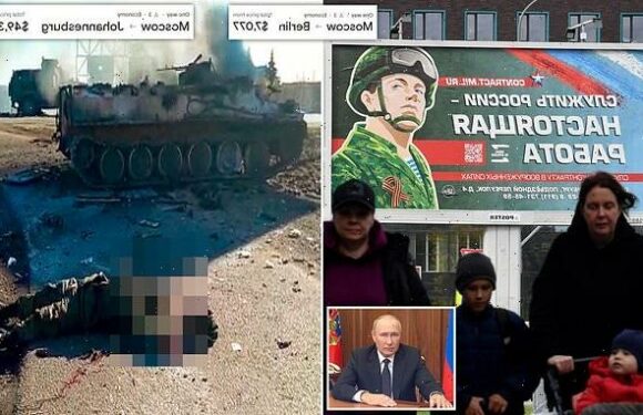 Russians race to flee country in bid to dodge Putin's army call-up