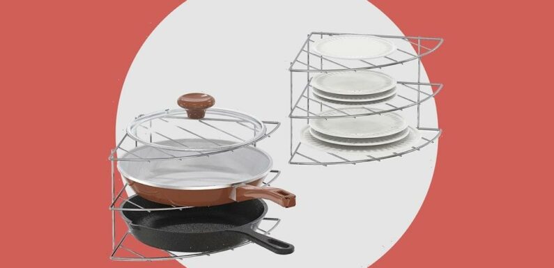 Shoppers Say This $24 Shelf Organizer Set for Any Type of Cookware Is the ‘Perfect Space Saver’ for Cluttered Kitchens
