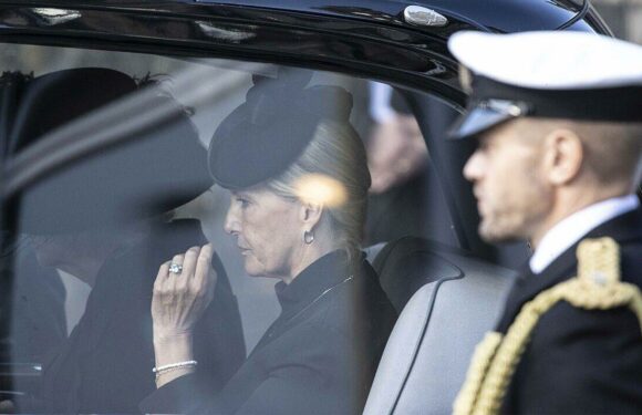 Sophie Wessex shows strongest emotions at Queens service