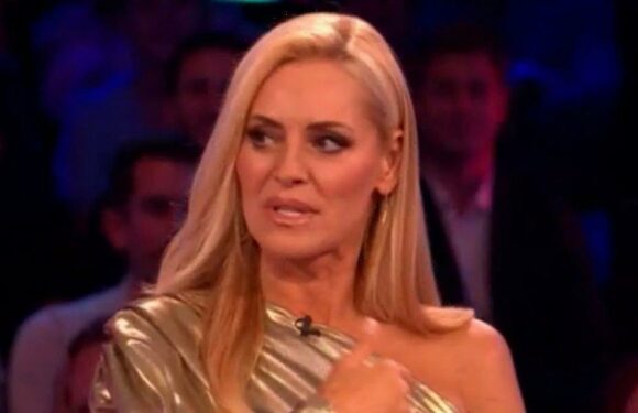 Strictly fans baffled over Tess Dalys tin foil outfit as show returns to screens