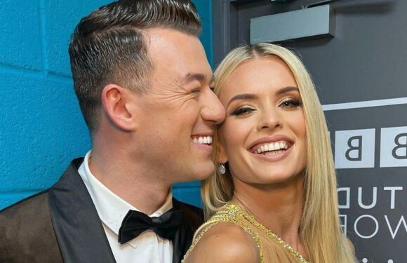 Strictly lovebirds Kai Widdrington and Nadiya Bychkova pack on PDA ahead of show