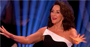 Strictly’s Shirley Ballas showcases curves in dazzling monochrome dress