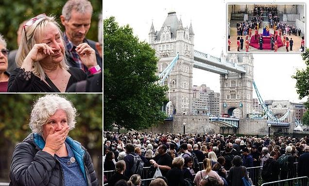 Tearful mourners waiting to see the Queen say 'I'm crying most days'