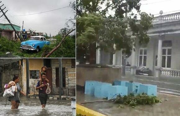 Terrifying footage shows Hurricane Ian thrash Cuba with 125mph winds