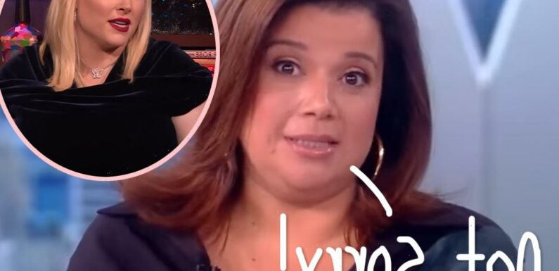 The View’s Ana Navarro Throws Shade At Meghan McCain!