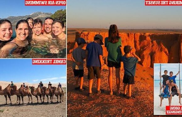 The family who went to see the world before their children go blind