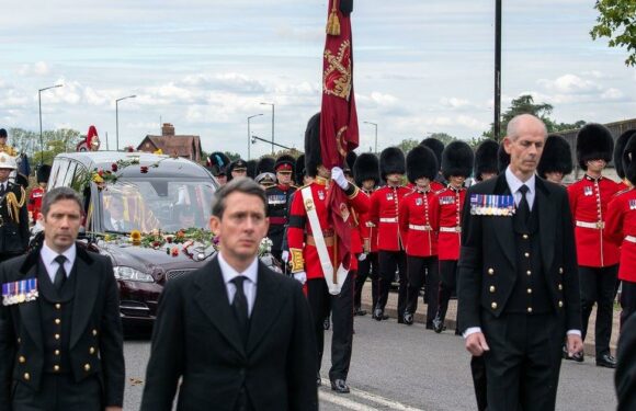 The loyal 6ft4 staff member Tall Paul who was with the Queen in her final days
