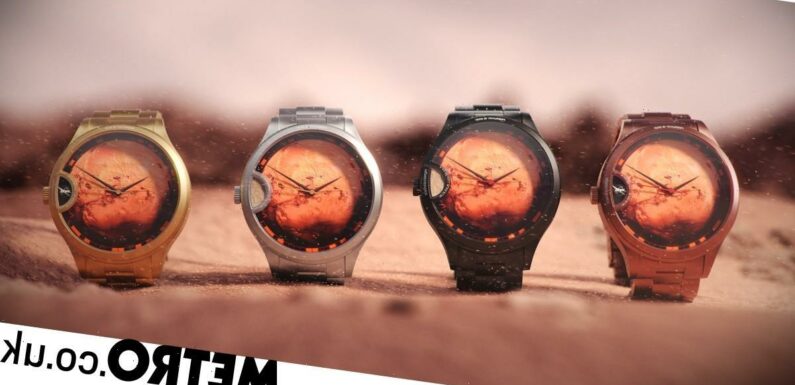 This £450 luxury watch contains actual Mars dust