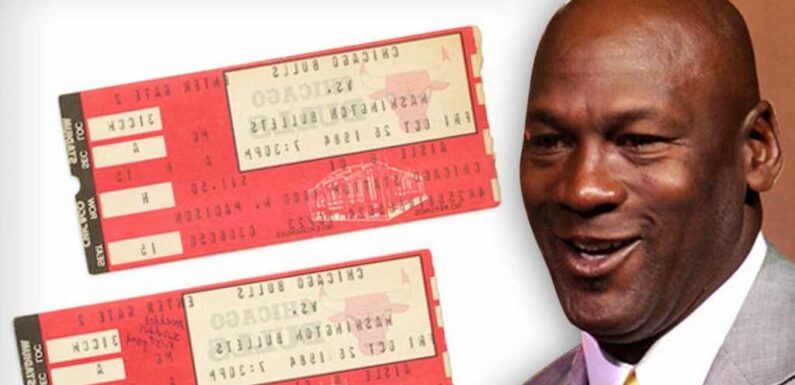 Ticket Stubs For Michael Jordan's NBA Debut Game Expected To Fetch $300K At Auction