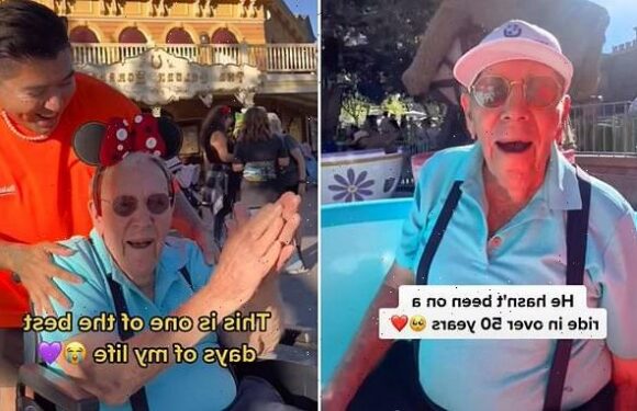 TikTok star surprises a 100-year-old veteran with a trip to Disneyland