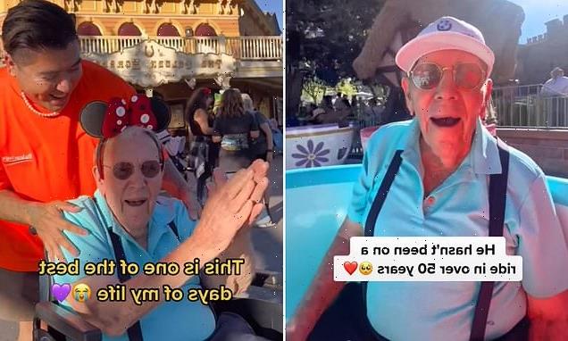 TikTok star surprises a 100-year-old veteran with a trip to Disneyland