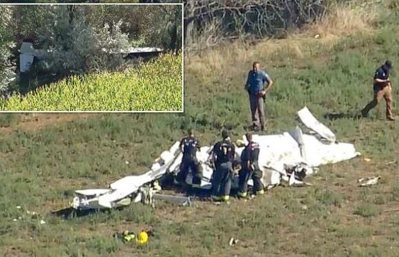 Two small planes collide in midair near Denver, three dead