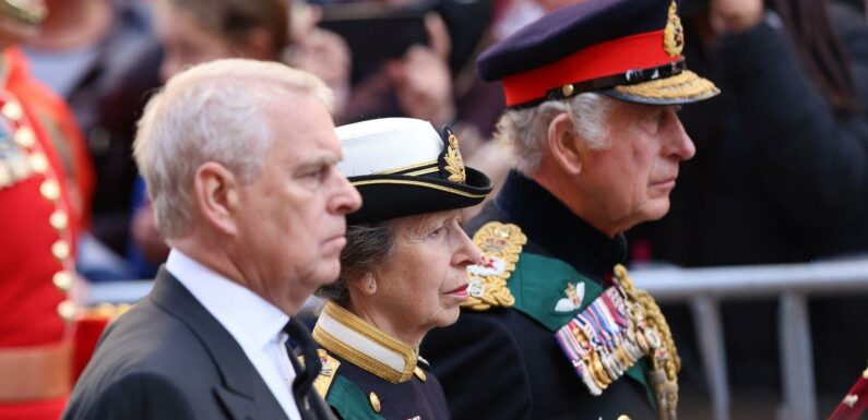 Why Princess Anne is only female royal walking in Queens procession