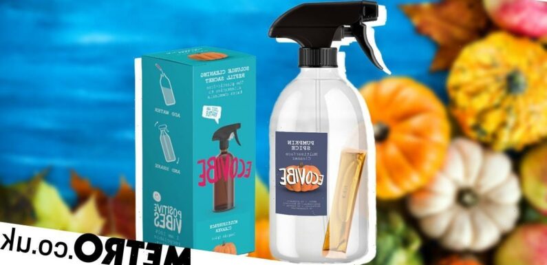 You can now buy pumpkin spice cleaning spray to make your home smell like autumn