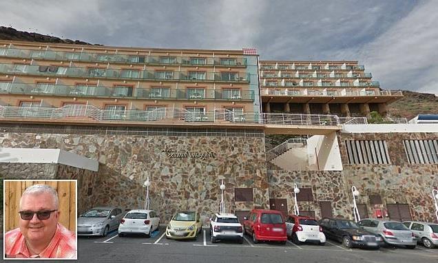 'Miracle' escape as BOULDER crashes through Canary Islands hotel roof