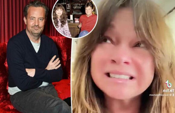 ‘Mortified’ Valerie Bertinelli reacts to Matthew Perry’s makeout confession