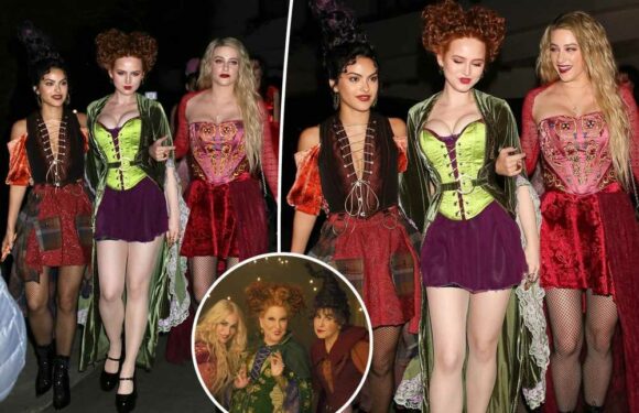 ‘Riverdale’ stars dress up as ‘Hocus Pocus’ Sanderson sisters for Halloween
