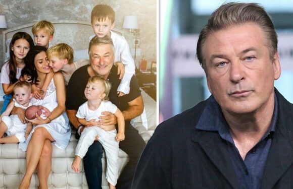 Alec Baldwin and wife grin in pic with kids amid criminal charges fear