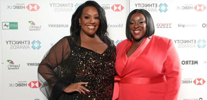 Alison Hammond and Judi Love are all smiles as they ooze glamour at Ethnicity Awards
