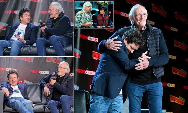 Back To The Future's Christopher Lloyd and Michael J. Fox reunite