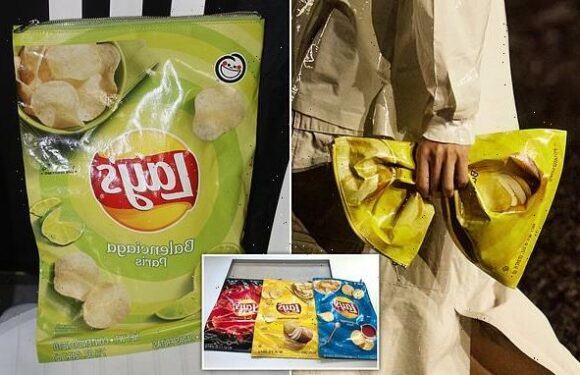 Balenciaga bags look like Lays crisp packets and sell for £1,600 each