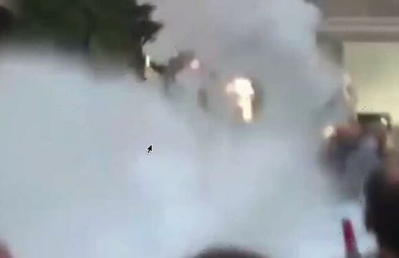 Barrel of liquid nitrogen EXPLODES in botched school experiment